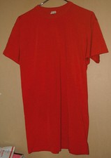 VINTAGE CHAMPION PRODUCTS COTTON / POLY RINGER COLLAR T-SHIRT-L 