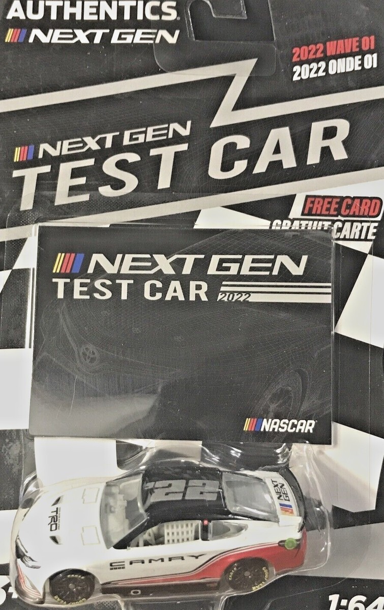 2022 Wave 1 Authentics Next Gen Test Car #22 TRO Camry 1/64 Scale