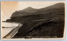 Nevin N.Wales Postcard Carreg Y Llam and Rivals From Cliff Walk 1921 RPPC Photo