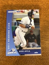 2011 West Michigan Whitecaps Reading Club Card Alex Avila  A65