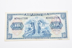 k20w03- Banknote, Zehn Deutsche Mark/ 10 DM, Serie 1949 | eBay