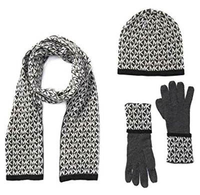 michael kors scarf and glove set