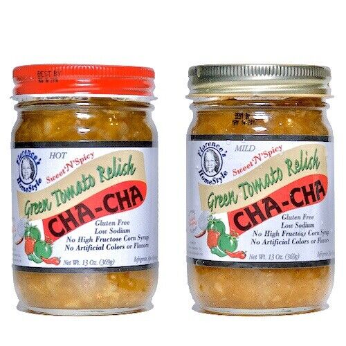 Florence’s Cha-Cha (Green Tomato Relish) 2-13oz. jars - Picture 1 of 1