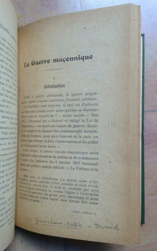 FRANC-MACONNERIE Textes De Différents auteurs 1920-1934 ENVOI MANUSCRIT - Picture 9 of 9