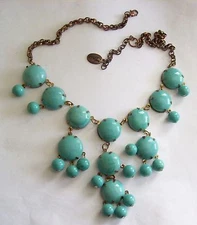 Chunky ZAD Aqua Festoon Necklace