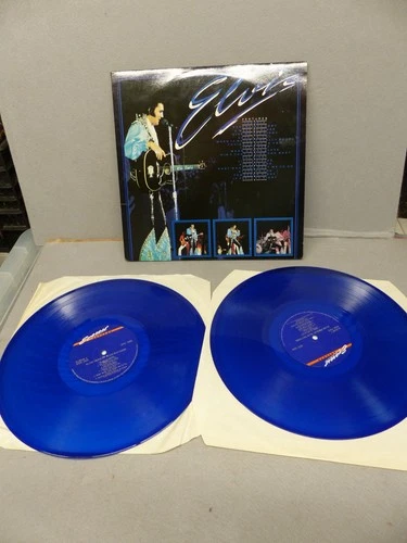 Elvis Presley: Blue Rhythms - 1984-  EU Double 12" Album BLUE Vinyl