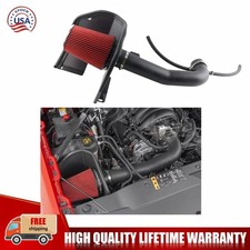 Black Cold Air Intake System Heat Shield For 14-18 Chevy Gmc 1500 5.3l 6.2l V8