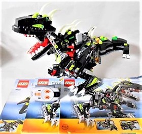 LEGO Creator 4958 Monster Dino Junk Parts Untested Dinosaur Crocodile