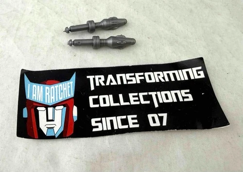 Transformers Original G1 1984 Optimus Prime Grey Missiles Lot of 2 Accessory