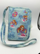 Vtg 2004 Lisa Frank Mini Zip Binder Planner Organizer Angel Girl Y2K