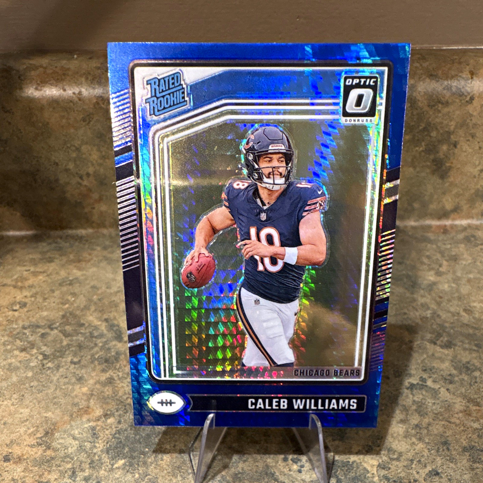 2024 Donruss Optic Rated Rookie Caleb Williams Blue Hyper! 🐻 🔥