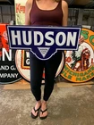 Antique Vintage Old Style Sign Hudson Super Six Made in USA