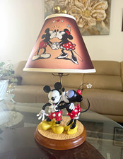The Bradford Exchange Disney Mickey & Minnie Mouse Sweethearts Table Lamp 2014