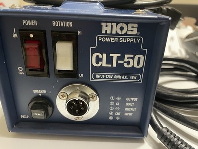 HIOS MOUNTZ CL-6500 TORQUE LIMITING POWER SCREW DRIVER + CLT-50 POWER SUPPLY