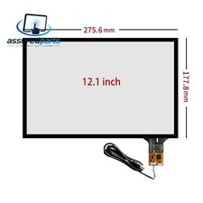 Capacitive Touch Screen USB Cable Plug and Play 276 178mm 12.1 inch 275x177mm