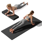 Foldable Yoga Mat Non Slip, Pilates Fitness Mats - 72" x 24" x 0.24" Extra Wi...