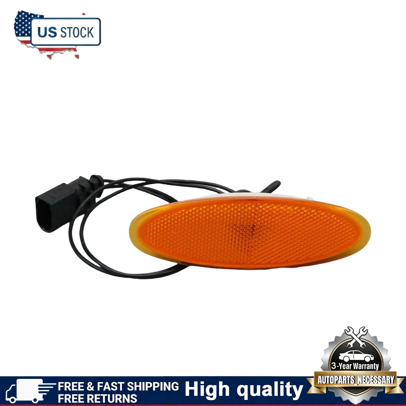 New Spur Front Bumper Marker Light For Bentley Gt Gtc Flying 3W0945071F USA