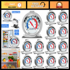 12 Pack Large Dial Refrigerator Freezer Thermometers -30 30 C/-20 80 F Dual-Scal