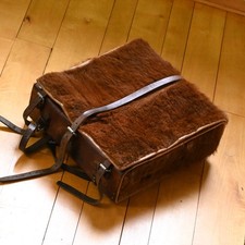 Schweizer Militär Tornister „Fellaffe“ – 1955, top Zustand, Fell Rucksack