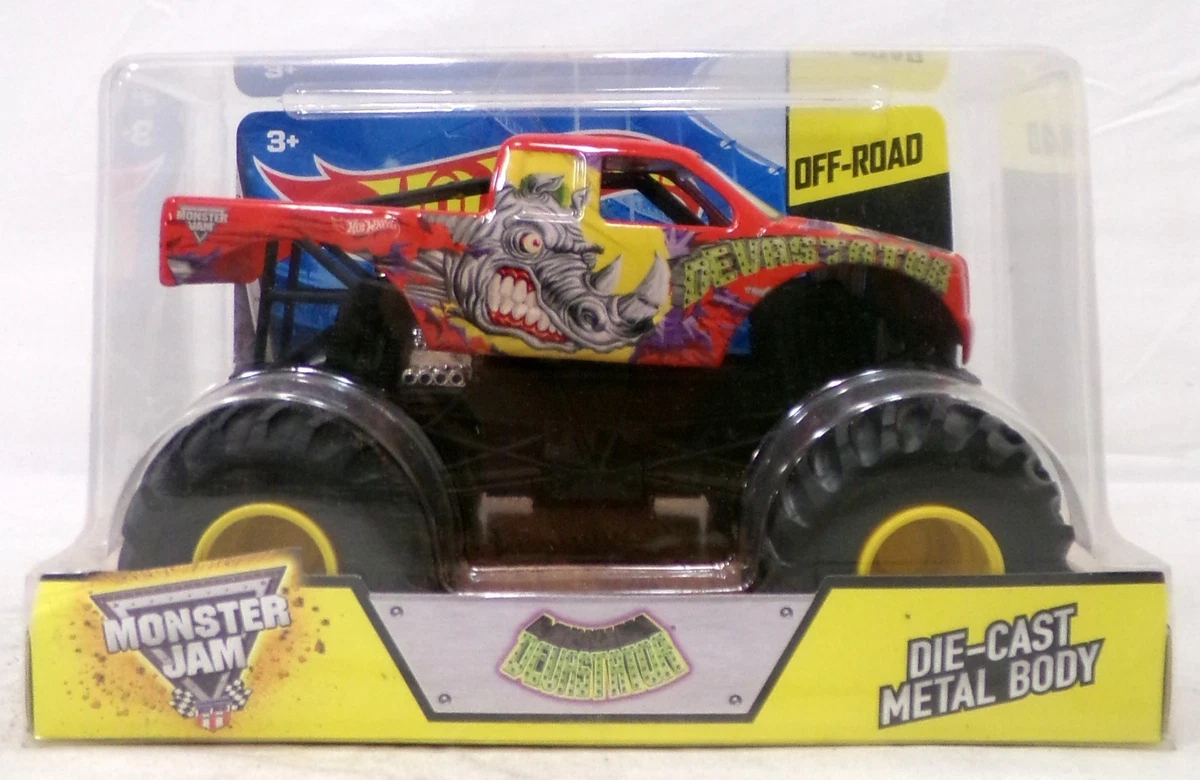 Mattel Hot Wheels Monster Jam 1:24 Diecast Cars, Trucks & Vans for