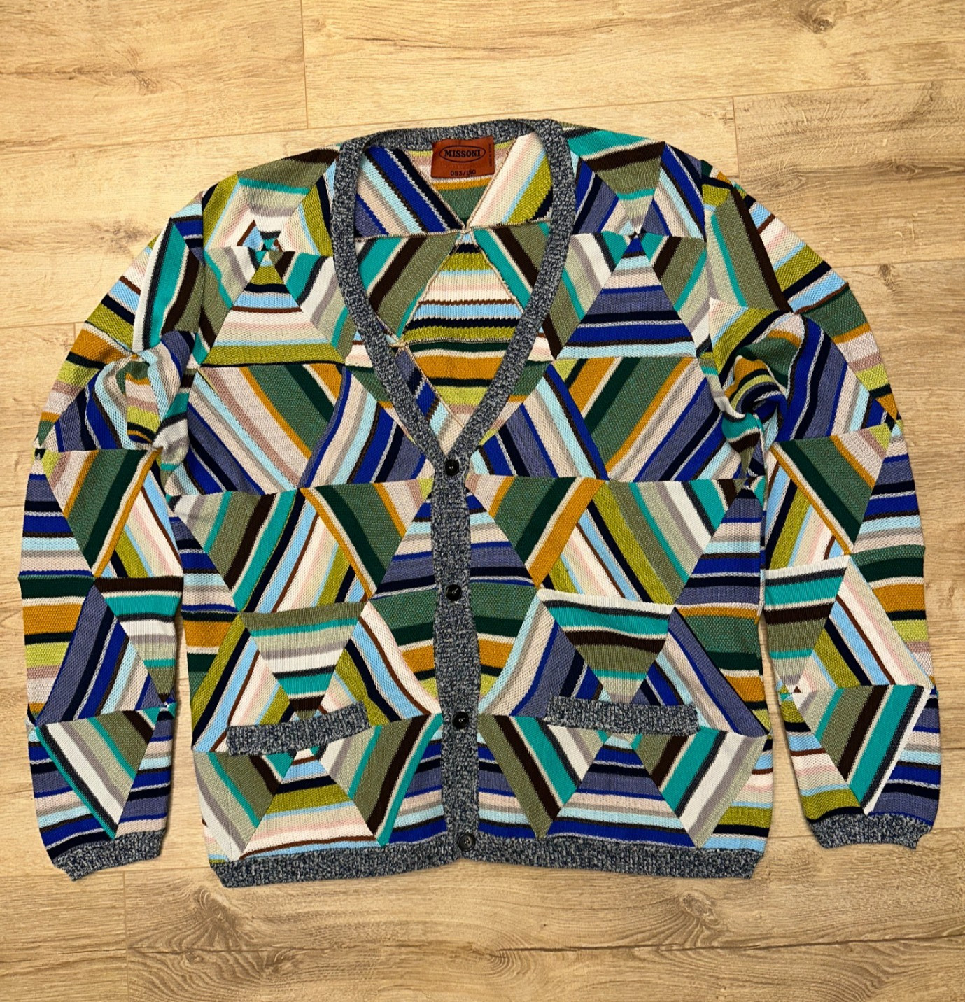 Missoni Limited Edition Patchwork Knit Cardigan I… - image 1
