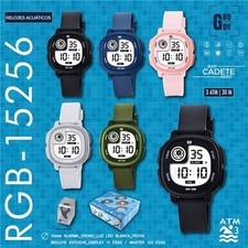 G&B Mens Digital LCD Watch Resin Strap Date D...
