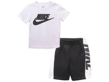Nike Little Boy's T-Shirt  Shorts 2PC Set Amplify FT Black