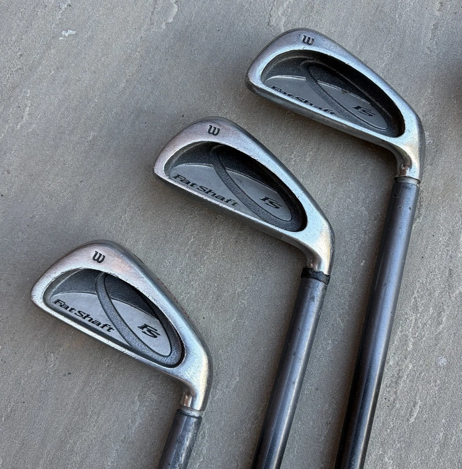 Wilson Staff Fatshaft Irons 4-9 Regular Flex Fatshaft Shafts Golf Clubs - Image 2 of 4