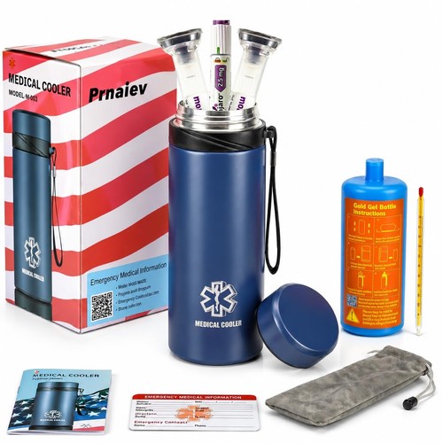 Prnaiev Insulin Cooler Travel Case Portable Medication Cooler,TSA ...