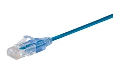 Monoprice Cat6A Patch Ethernet Cable 25ft Blue UTP 10G RJ45 LAN Modem Router