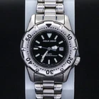Seiko Alba Rare Aqua Gear V782-0220 Day Date 32mm Vintage JDM Import Dive Watch