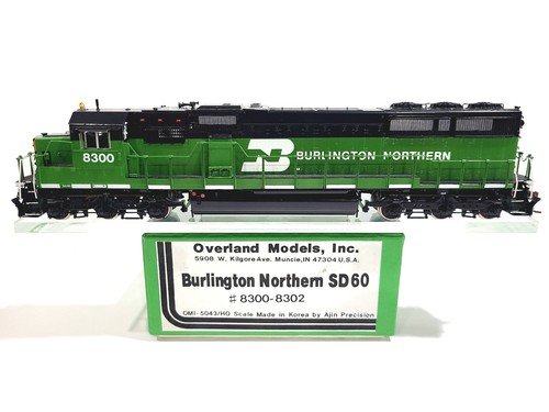 Overland OMI BN EMD SD60 Burlington Northern Tiger #8300 HO Latón Modelo #5043 CP | Condition: Used