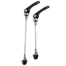 2Pcs Bike Quick Release Wheel Hub Skewers Pair Front and Rear Aluminium