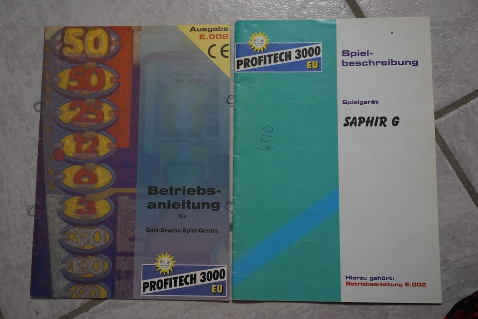 Merkur - SAPHIR G - Anleitung ADP Geldspielgerät Spielautomat Beschreibung - Bild 1 von 1