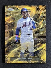2025 Topps Chrome Gilded Collection FRANCISCO LINDOR Gold Storm SSP Rare #GS-12