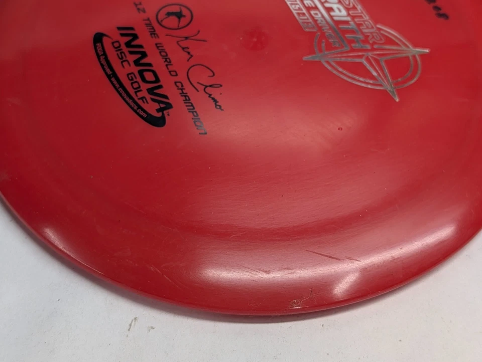Innova Star Wraith 175g Old Penned Disc Golf Distance Driver Red 12 x Time KC - Image 3 of 4