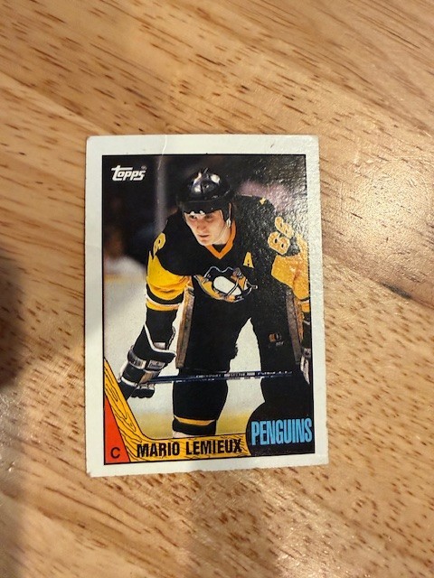 1987-88 Topps Hockey Mario Lemieux #15