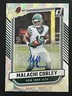 Malachi Corley 2024 Panini Donruss The Rookies Hyper Auto RC /299 #TR-12