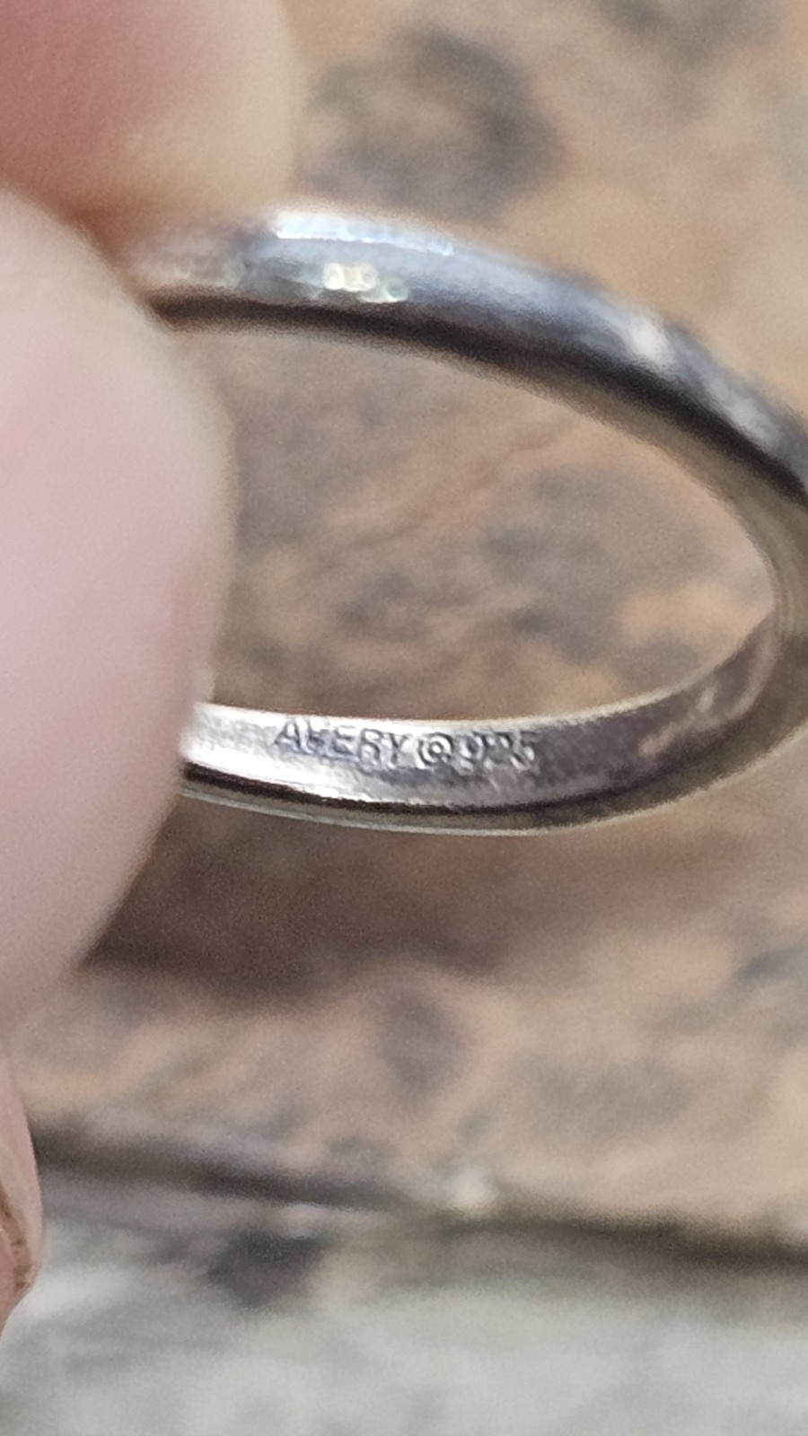 Size 5.5 James Avery Script Initial Letter "a” Ri… - image 5