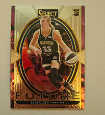 2025 Panini Select WNBA Lucy Olsen Washington Mystics Select Future Rookie #18