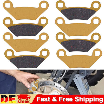 Front Rear Ceramic Brake Pads Set for Polaris 2009-2019 Sportsman 800 850 XP 550