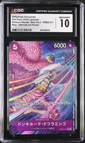 Donquixote Doflamingo (Alternate Art) graded CGC 10 for sale on eBay