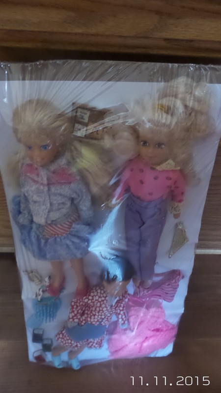 VTG Stacie Doll Little Sister Barbie Doll & 2 KID CORE DOLLS W/ HOMEMADE CLOTHES