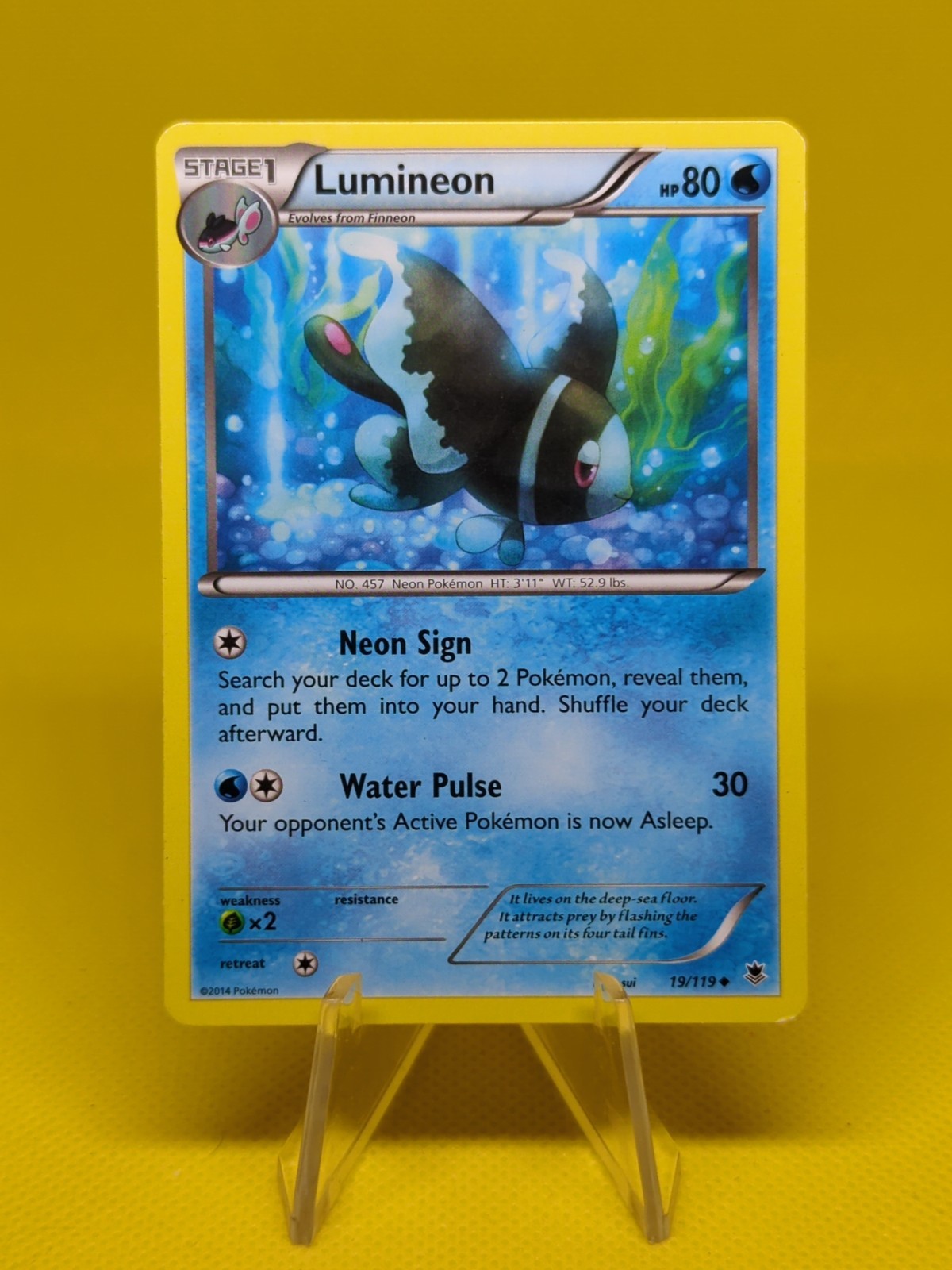 Pokemon - Lumineon - 19/119 - Uncommon
