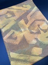 Kimono Konjaku Club Luxury Silk Obi Nagoya Geometric Pattern Casual Japan