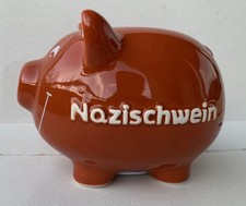 Spardose Sparschwein "Nazischwein" - Keramik