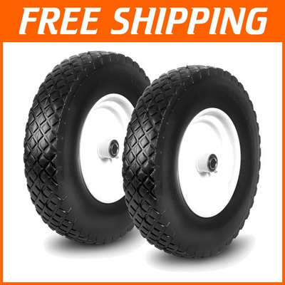 #ad #ad Explosion Proof 16quot; Flat Free Tires for Trolley 2 Pack $115.99