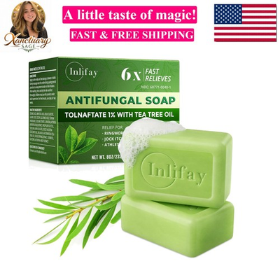 #ad Antifungal Soap Bar for Men: Anti Fungal Skin Soap for Athlete#x27;s Foot Jock I... $27.89