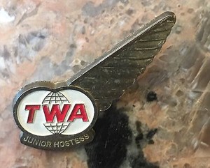 1960S TWA Junior Hostess Wings Made In Korea 2"