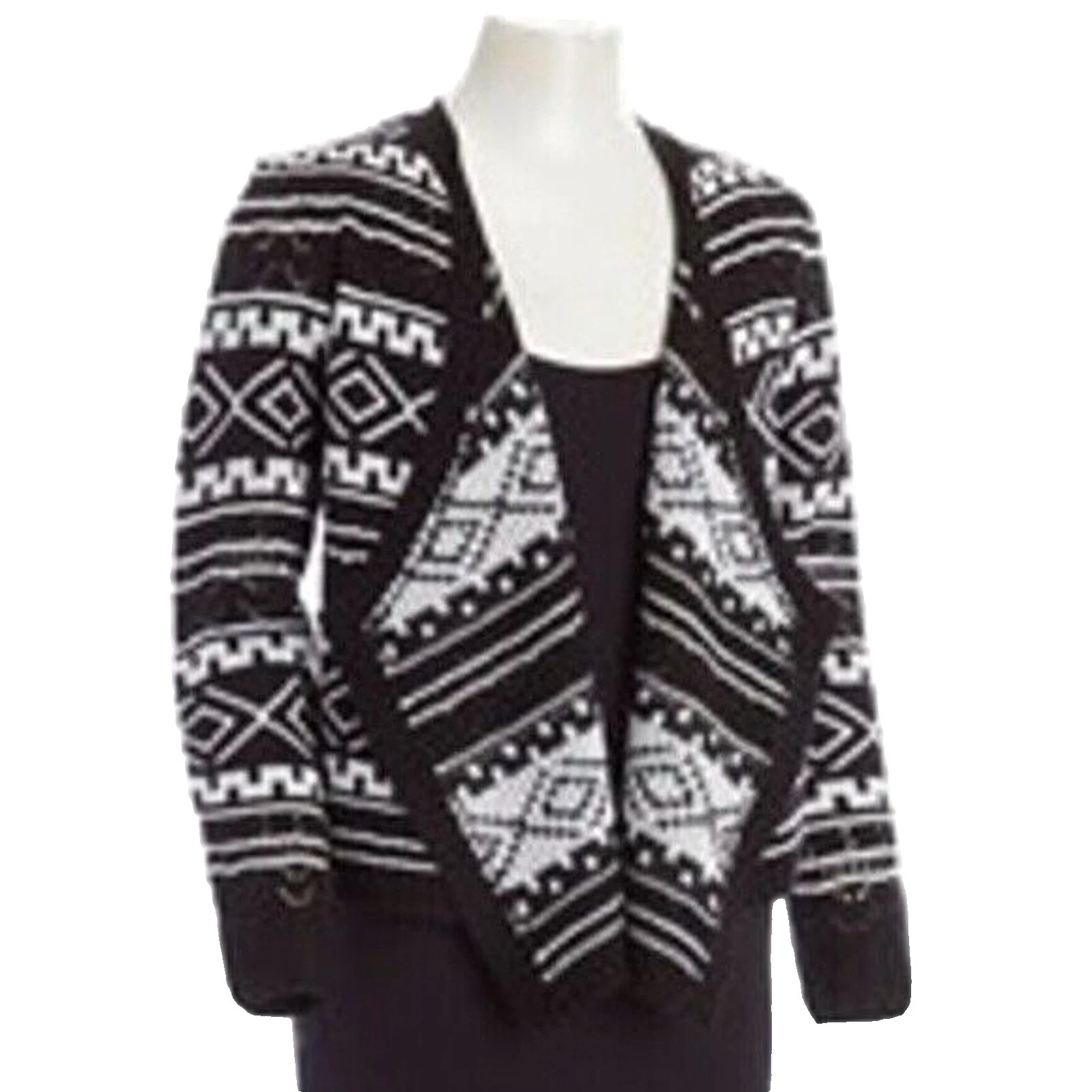 Acrylic Cardigan Aztec Sweaters for Women